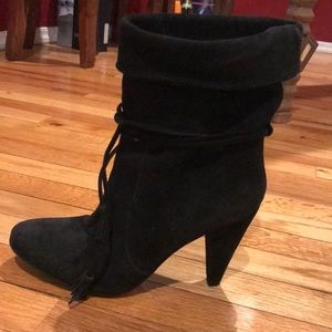 EUC Fornarina black suede boots. Worn twice
